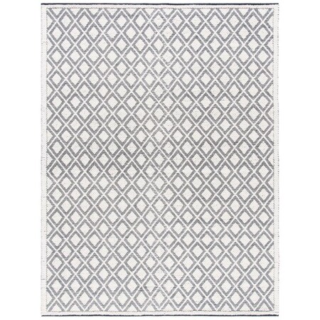 Safavieh 4 x 6 ft. Natura Hand Woven Rectangle Area Rug Ivory & Black NAT475A-4